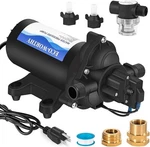 Eco-worthy 33-SERIES Industrial Water Pressure Pump 110V Ac 4.0GPM 50PSI Rv Fres. Fixed Price $109.00.