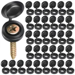 Easy Installation Screw Caps - 150 Pcs Black. Fixed Price $14.99.