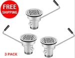 Pack Twist Lever Handle Waste Valve 3.5 Sink Opening Commercial Drain Strainer. Fixed Price $174.91.