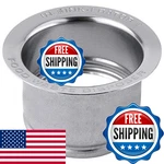 Insinkerator Deep 3.5 Extended Flange, Polished Stainless Steel, Flg-s. Fixed Price $102.22.