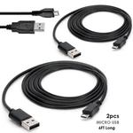 2 Pcs 6.6 Ft Micro-usb To Cable Fit Incredicharge I-10 / Clearmax Tec. Fixed Price $10.49.