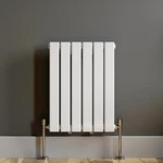 White Modern Wall Mount Radiator Heater Hot Water Hydronic Heating 24 X. Fixed Price $199.00.