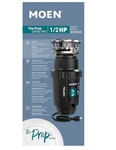 Moen Prep Series 1/2 Hp Continuous Feed Garbage Disposal W/ Cord. Fixed Price $76.99.