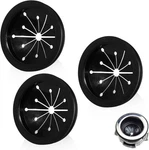 Garbage Disposal Splash Guard Inch Rubber Drain Insert 3-PACK Black For Sink. Fixed Price $8.90.