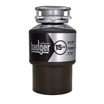Insinkerator Badger 15SS Food Waste Garbage Disposal 3/4 Hp. Fixed Price $85.00.