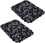 Yolife Pebble Kitchen Sink Mats, Pvc Protectors 15.8INCH*12INCH, Black. Fixed Price $21.67.