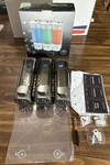 3 In 1 Shower Soap Dispensers Shampoo Conditioner Body Wash Silver New Open Box. Fixed Price $8.00.