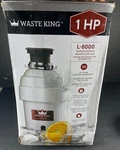 Waste King Garbage Disposal For Kitchen Sink W/cord, Food Disposer, L-8000. Fixed Price $99.99.