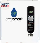 Eco Kw 240-VOLT Electric Tankless Water Heater With Patented Self Modul. Fixed Price $836.30.