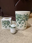 Vtg Ivy Arbor Springs Andre Richard Tissue Box Cover Trash Can Soap Dispenser. Fixed Price $58.77.
