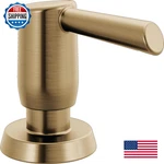 Delta Faucet Essa Pump Soap/ Lotion Dispenser Gold Countertop. Fixed Price $121.00.