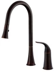 Danze Antioch D459022BR Tumbled Bronze Single Handle Pull Down Kitche Faucet. Fixed Price $109.98.