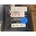 Xo Appliances 1/2 Hp Continuous Feed Waste Disposer Silver New E73. Fixed Price $135.00.