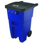 Rubbermaid Commercial FG9W2700BLUE Brute 50 Gal Rectangular Rolling Plastic. Fixed Price $132.99.