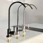 Black / Chrome Nickel Sink Faucet Tap Reverse Osmosis Drinking Water Filter. Fixed Price $22.07.