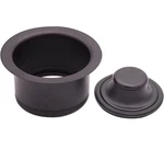 E-1.WESTBRASS D2082-12 Extra-deep Waste Disposal Flange & Stopper Oil Rubbed Bro. Fixed Price $18.99.