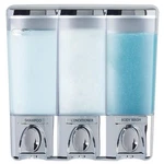 Better Living Clear Choice Shower Dispenser 3 Chamber, Three Chrome. Fixed Price $74.99.