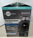 Insinkerator C3000 Performance 0.75HP Garbage Disposal Quiet 3/4 New. Fixed Price $89.97.