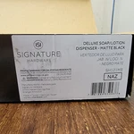 Signature Hardware Low-profile Soap Or Lotion Dispenser Matte Black SH121MB. Fixed Price $35.82.
