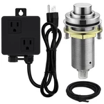 Sinktop Air Switch Kit (long Full Brass Button) For Disposal, Dual Outlet, (b.... Fixed Price $82.80.