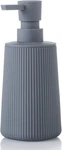 Small Soap Dispenser For Bathroom And Kitchen, Modern Farmhouse Striped Gray. Fixed Price $14.56.