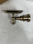 Kohler K-6820-BV Georges Brass Soap Dish, Brushed Nickel. Fixed Price $129.99.
