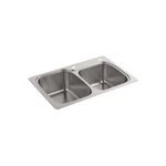Kohler Verse 33 Stainless Steel 2-HOLE Double Bowl Kitchen Sink. Fixed Price $349.95.