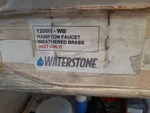 Waterstone 1200H-WB Hampton Hot Only Faucet Weathered Brass. Fixed Price $199.00.