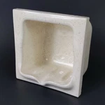 Vintage Ceramic Porcelain Soap Holder Shower Bath Wall Mount 4.25" Brown Specks. Fixed Price $29.95.