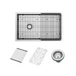 Jomoo 30 Inch Kitchen Sink, Nano-coated Stainless Steel Single Bowl Sink.... Fixed Price $168.77.