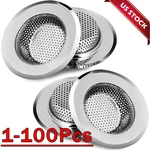 4.5" Kitchen Sink Strainer Stopper Stainless Steel Drain Basket Waste Plug. Fixed Price $116.49.