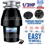 1/2HP Garbage Disposal Quiet Food Waste Grinding Garburator Under Kitchen Sink. Fixed Price $162.78.