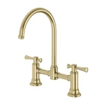 Phoenix Cromford Exposed Sink Set Kitchen Mixer Tap Brush Gold 134-1070-12-. Fixed Price $594.92.