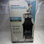 Insinkerator Essentials ES30 1/3 Hp Continuous Feed Kitchen Garbage Disposal. Fixed Price $59.95.