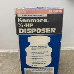 Kenmore 42-6010 1/3HP Food Waste Disposer 175.60102 New Nos. Fixed Price $99.00.
