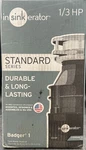 Insinkerator Garbage Disposal - Badger 1/3 Hp. Fixed Price $79.99.