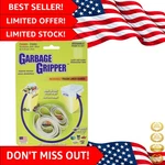 Garbage Gripper 2-PACK: Secure Trash Liner Bands Elegant White. Fixed Price $12.99.