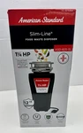 American Standard Slim-line Food Waste Disposer ASD-825-SL Black 1/4HP. Fixed Price $119.99.