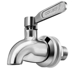 Beverage Dispenser Replacement Spigot,oak Leaf Stainless Steel Polishe.... Fixed Price $21.82.