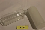 Mico Designs Model MI7810-BOTTLE-W 2 Bottles For Soap Dispenser: Clear And White. Fixed Price $14.40.