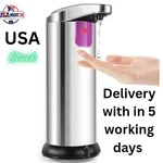 Automatic Soap Dispenser Touchless Sensor Liquid Hand Wash Pump Kitchen Bathroom. Fixed Price $5.99.