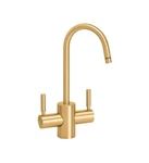 Waterstone 1400HC-CLZ Parche Hot & Cold Filtration Faucet In Classic Bronze, New. Fixed Price $484.99.