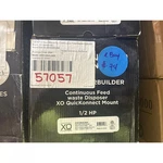 Xo Appliances 1/2 Hp Continuous Feed Waste Disposer Silver New E74. Fixed Price $135.00.