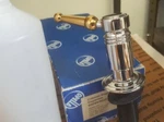 Opella 90094/4022 Colonial Soap & Lotion Dispenser -- Chrome W/ Gold Accent. Fixed Price $39.90.