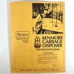 Sears Kenmore Garbage Disposer Installation Operating Instructions 175.66570. Fixed Price $5.99.