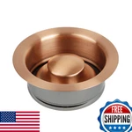 Akicon Copper Finish Garbage Disposal Flange Stopper Kitchen Sink Rim Fit 3-1/2. Fixed Price $67.64.