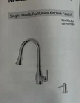 Franke UFPD1080 Pull Down Kitchen Faucet. Fixed Price $100.00.