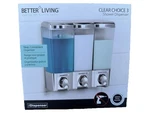 Better Living Clear Choice Shower Dispenser, Shampoo, Chrome, #72344, New. Fixed Price $20.00.