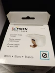 New Moen Suction Soap Dish&washcloth Holder Hook Easy Installation White LR2315W. Fixed Price $6.00.