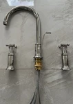 Hansgrohe 16513831 Axor Montreux Widespread Faucet With Cross Handle Pn. Fixed Price $1050.00.